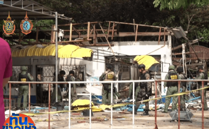 คนร้ายยิงเด็กปั้มดับ ก่อนระเบิดถล่มซ้ำ เจ้าหน้าที่และพลเรือนเจ็บ 7 ราย