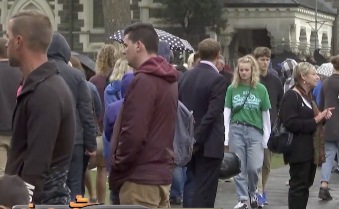 ผู้คนร่วมไว้อาลัยแก่เหยื่อจากเหตุกราดยิงในนิวซีแลนด์