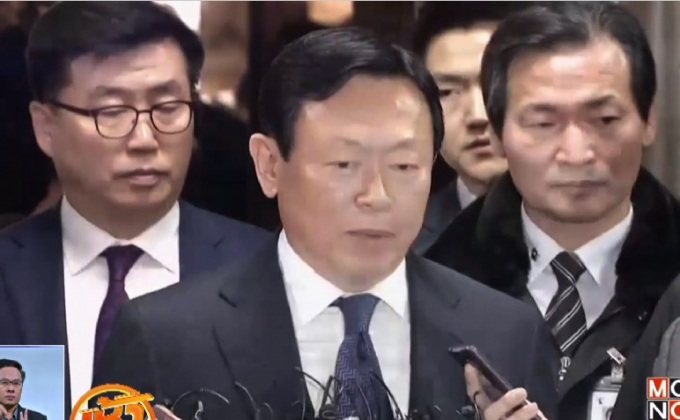 ศาลเกาหลีใต้ไต่สวนคดีทุจริตกลุ่มบริษัทลอตเต้