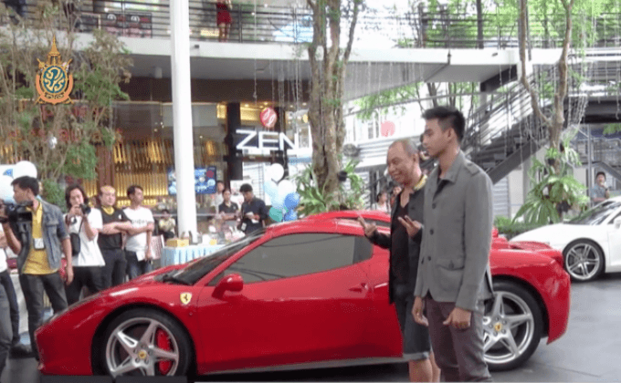 แรลลี่ซุปเปอร์คาร์ ชวนคนไทยร่วมบริจาคเงินสร้างวัดและอาหารกลางวันเด็ก