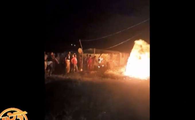 ไฟไหม้ค่ายผู้อพยพในเลบานอน