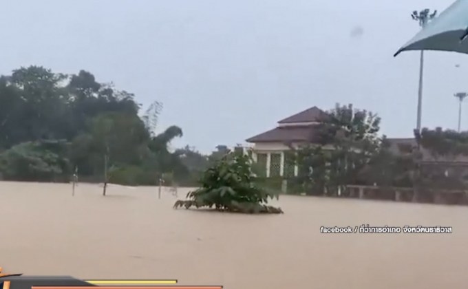 นราธิวาสน้ำท่วมสูง 5 อำเภอประกาศพื้นที่ประสบภัย