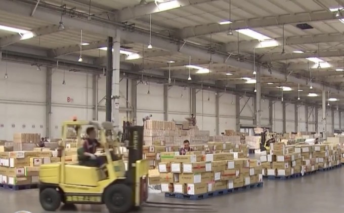 อุตสาหกรรมส่งพัสดุในจีนโตขึ้นต่อเนื่อง