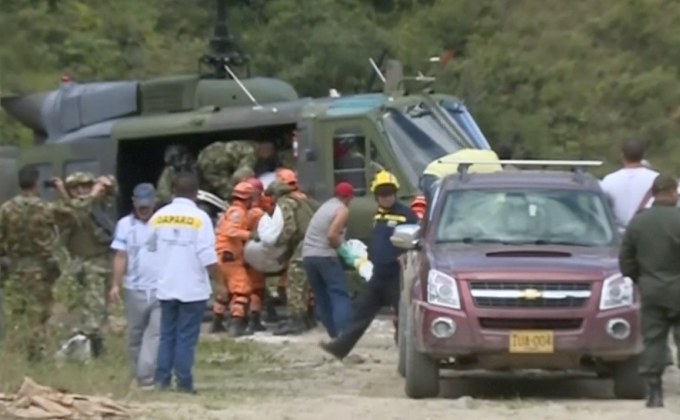 รถบัสตกหน้าผาในโคลอมเบีย ดับ 14 ราย