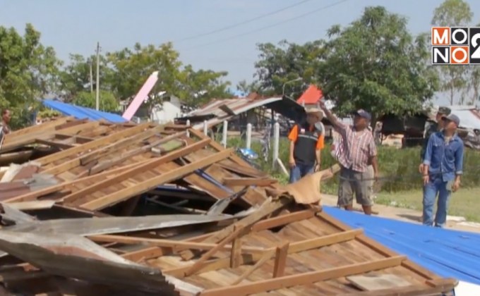 ผลกระทบพายุพัดถล่มหลายจังหวัด