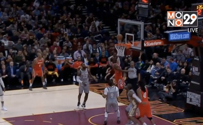 “ฮาร์เด้น” นำร็อคเก็ตส์ถล่มแคฟส์ถึงรัง ยัดห่วง NBA