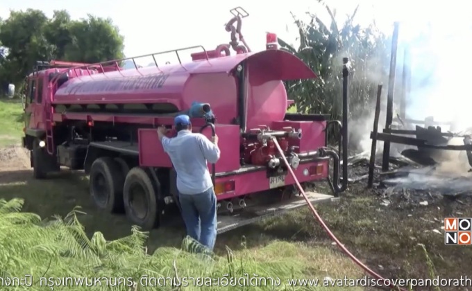 ไฟไหม้บ้านเรือนไทยแฝดวอด จ.ราชบุรี