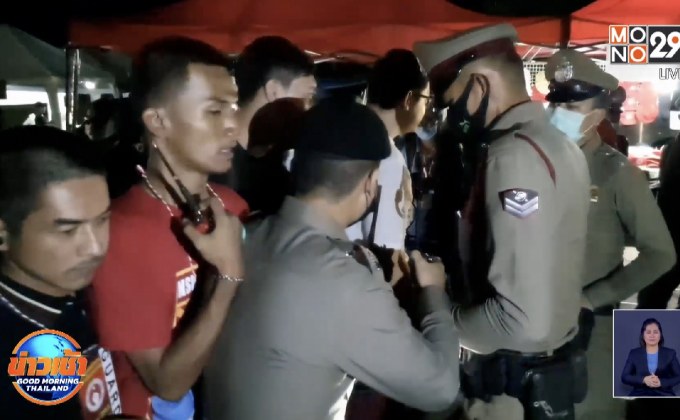 หวิดชุลมุน! “ไมค์ ระยอง” นำกลุ่มการ์ดผลักดันตำรวจ