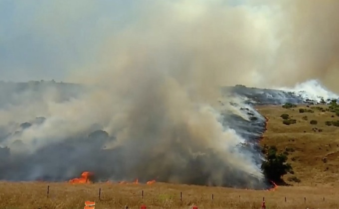 ไฟไหม้ป่าในรัฐแคลิฟอร์เนียของสหรัฐฯ