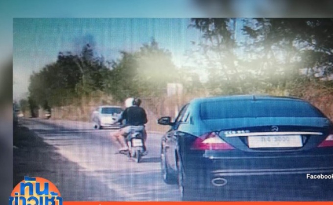 แชร์สนั่น เบนซ์ชนคนแก่แล้วหนี