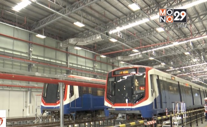 กทม.ทดสอบระบบรถไฟฟ้าสายสีเขียวใต้ เตรียมเปิด 6 ธ.ค.นี้