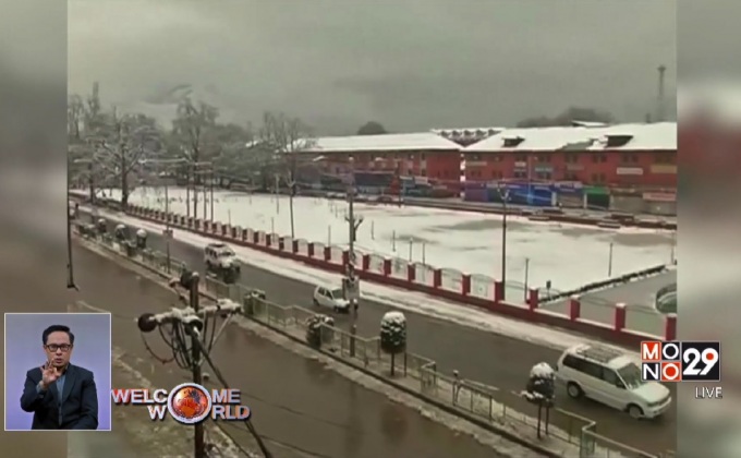 พื้นที่ตอนเหนืออินเดีย-ปากีสถาน เผชิญหิมะตกหนัก