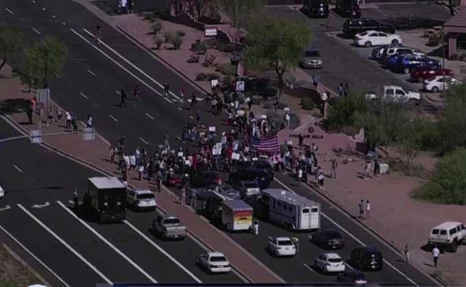 ประท้วงต่อต้านโดนัลด์ ทรัมป์