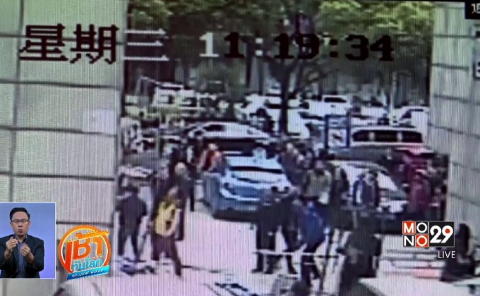 ครูสอนป้องกันตัวช่วยคนงานจีนตกกำแพงสูง 8 เมตร