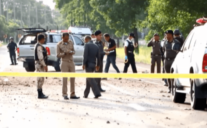 คนร้ายวางระเบิดหวังสังหารตำรวจนราธิวาส