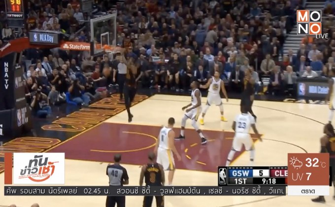 “นักรบ” บุกย้ำแค้นแคฟส์ รีแมตช์รอบชิง NBA