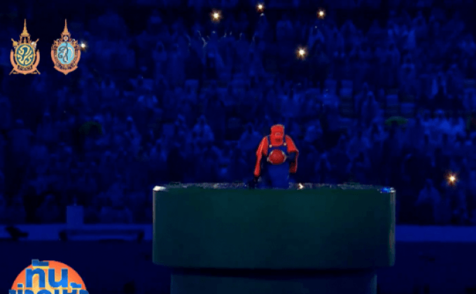 “ริโอเกมส์” รูดม่านสวย “มาริโอ้” โผล่ร่วมพิธีปิด