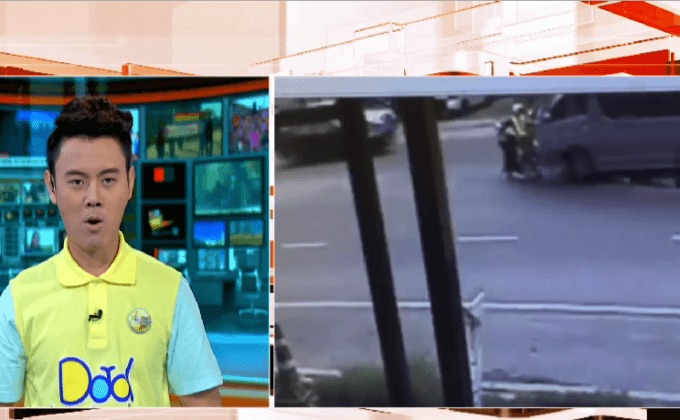 รถตู้ชนตำรวจจราจรภูเก็ตเสียชีวิต