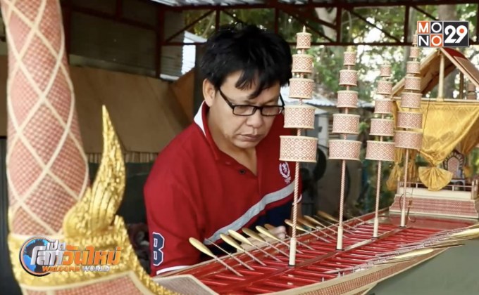 เร่งจักสานเรือพระที่นั่งสุพรรณหงส์จำลอง โชว์งานโอทอป
