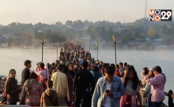 ท่องเที่ยวสังขละบุรีคึกคักต่อเนื่อง