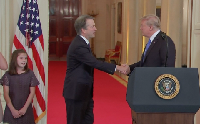 “ทรัมป์” เสนอชื่อ “เบร็ตต์ คาวานอฟห์” เป็นผู้พิพากษาศาลสูงสุดคนใหม่