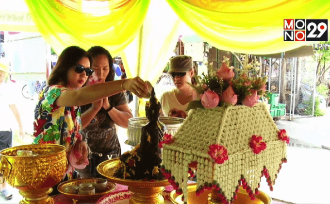 บรรยากาศสงกรานต์วันสุดท้ายที่เกาะเกร็ด