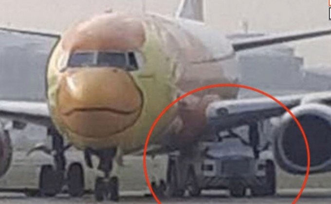 อุบัติเหตุเครื่องบินนกแอร์ชนรถลาก เสียชีวิต 1 คน