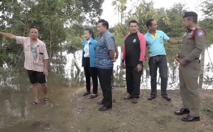 น้ำป่าเขาใหญ่ทะลักท่วมหมู่บ้าน จ.ปราจีนบุรี