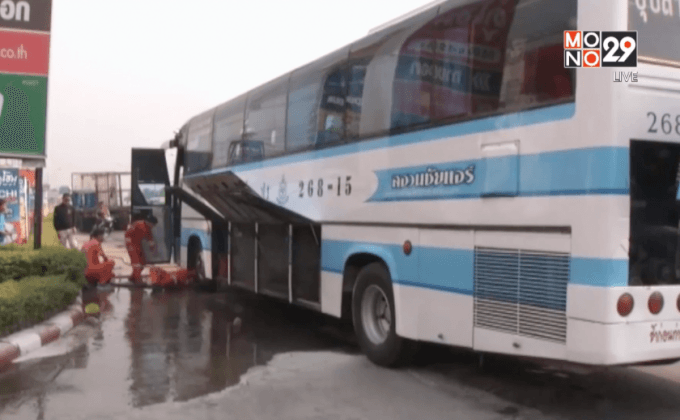 ไฟไหม้รถทัวร์โดยสาร จ.ขอนแก่น