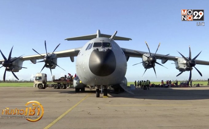 ความช่วยเหลือนานาชาติหลั่งไหลมายังโมซัมบิก