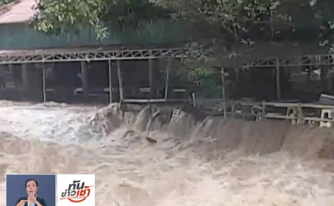 น้ำป่าไหลทะลัก น้ำตกนางรอง-วังตะไคร้ รุนแรงสุดในรอบ 10 ปี