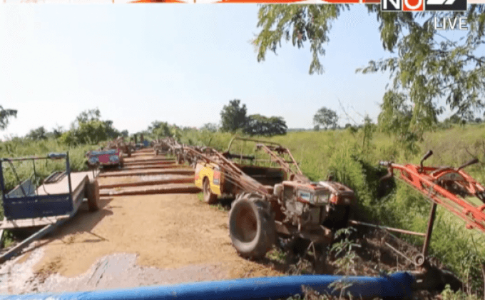 ชาวนานครสวรรค์เร่งสูบน้ำท่วมนาข้าวกว่า 3,000 ไร่