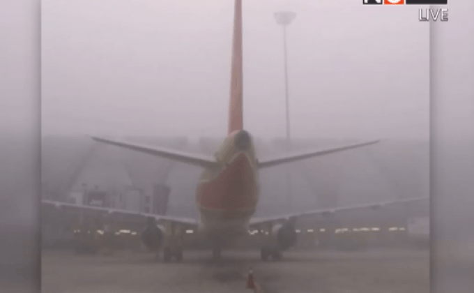 ท่าอากาศยานในจีนเผชิญหมอกหนาจัด