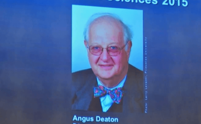 ผลรางวัลโนเบลเศรษฐศาสตร์