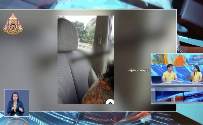 ระทึก!เหล็กเสียบทะลุกระจกรถ พ่อแม่ลูกรอดหวุดหวิด