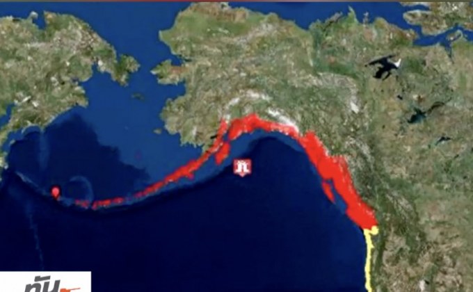 ​เกิดอาฟเตอร์ช็อกหลังแผ่นดินไหว 7.9 ในอ่าวอลาสกา