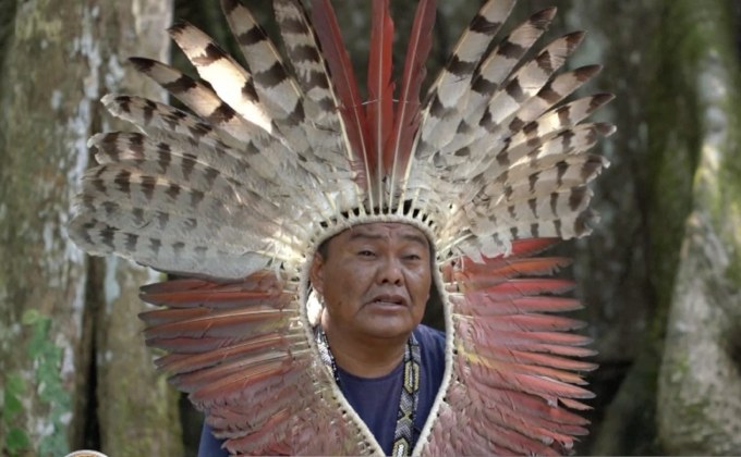 ชนเผ่าบราซิลสวดภาวนาหยุดไฟป่าอะเมซอน