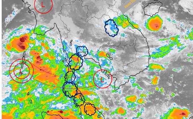 ภาคใต้ระวังฝนตกหนัก-หนักมาก ทะเลมีคลื่นลมแรง