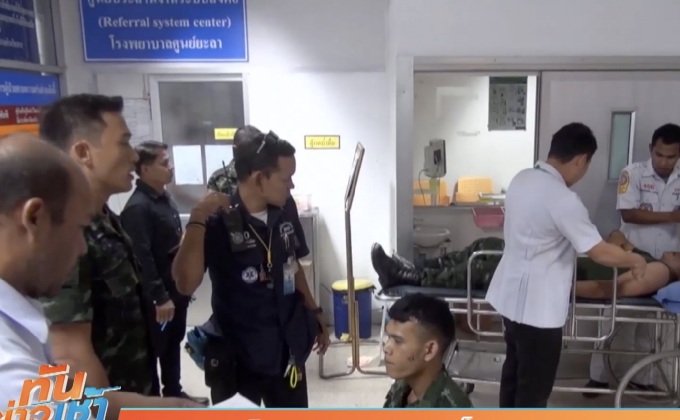 ลอบวางระเบิดทหาร จ.ยะลา บาดเจ็บ 4 นาย