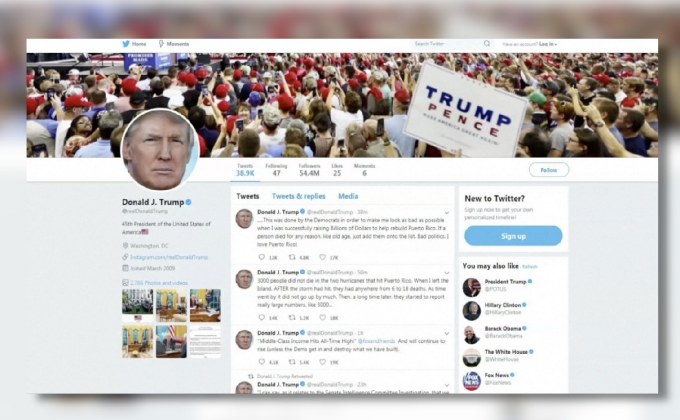 “ทรัมป์” โต้ข้อมูลเหยื่อเฮอริเคนมาเรียในเปอร์โตริโก