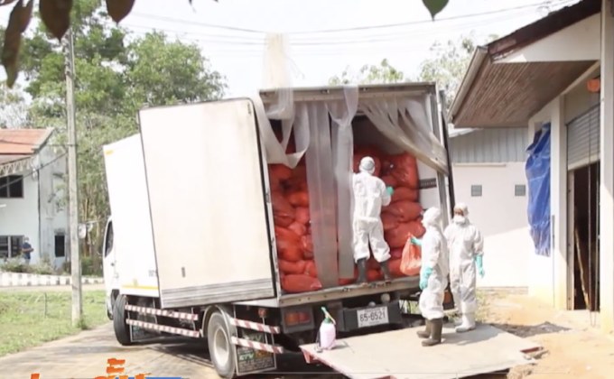 ขนย้ายขยะติดเชื้อออกจากเขาไม้แก้ว จ.ชลบุรี