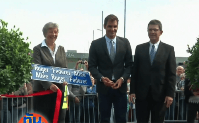 สวิสตั้งชื่อถนนให้เกียรติ “เฟเดอเรอร์”