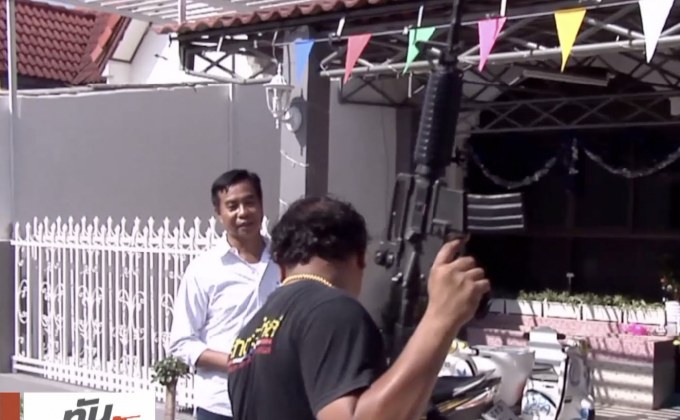 หนุ่มลพบุรียิงปืนขึ้นฟ้า อ้างเมา-เลียนแบบ “เสก โลโซ”