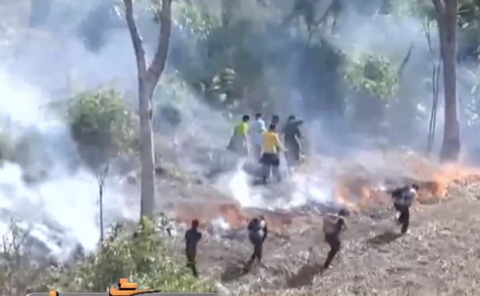 ทำแนวกันไฟ 2 แผ่นดิน ไทย-เมียนมา