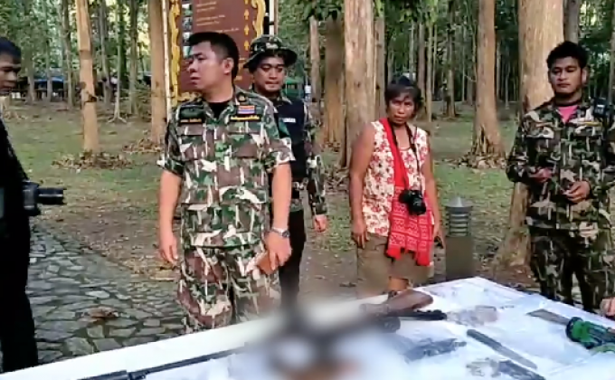 จับแก๊งปลัดออฟโรด ล่าสัตว์ป่าอุทยานฯ ไทรโยค