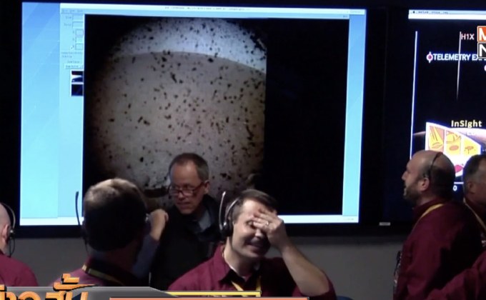 นาซาส่ง “อินไซต์” ลงจอดบนดาวอังคารสำเร็จ