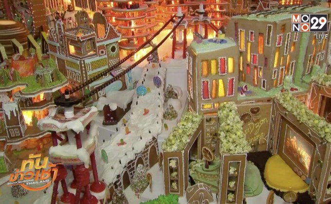 เมืองขนมปังขิงต้อนรับคริสต์มาสในอังกฤษ