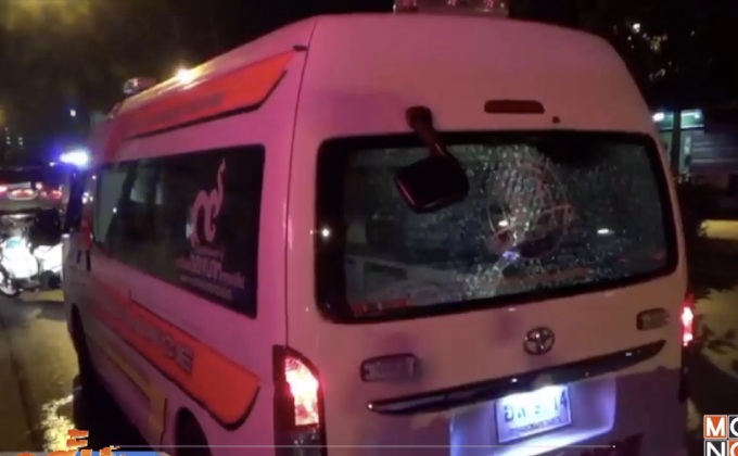 กระสุนปริศนายิงรถร่วมกตัญญูย่านลาดพร้าว ซ.101