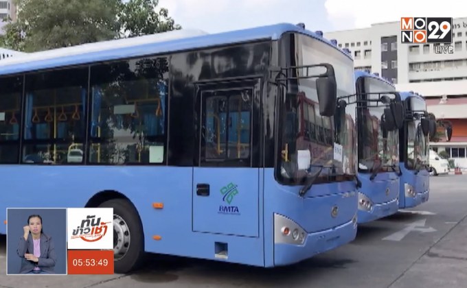 รถเมล์เอ็นจีวีใหม่รองรับ 21 เส้นทาง เปิดให้บริการวันแรก