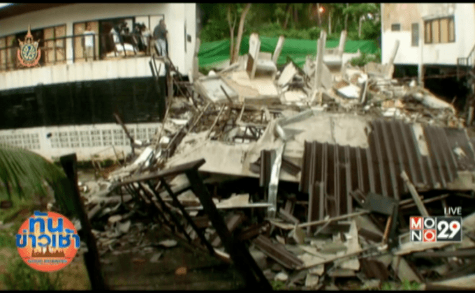 เร่งสรุปสาเหตุโรงแรมเกาะช้างพังถล่ม